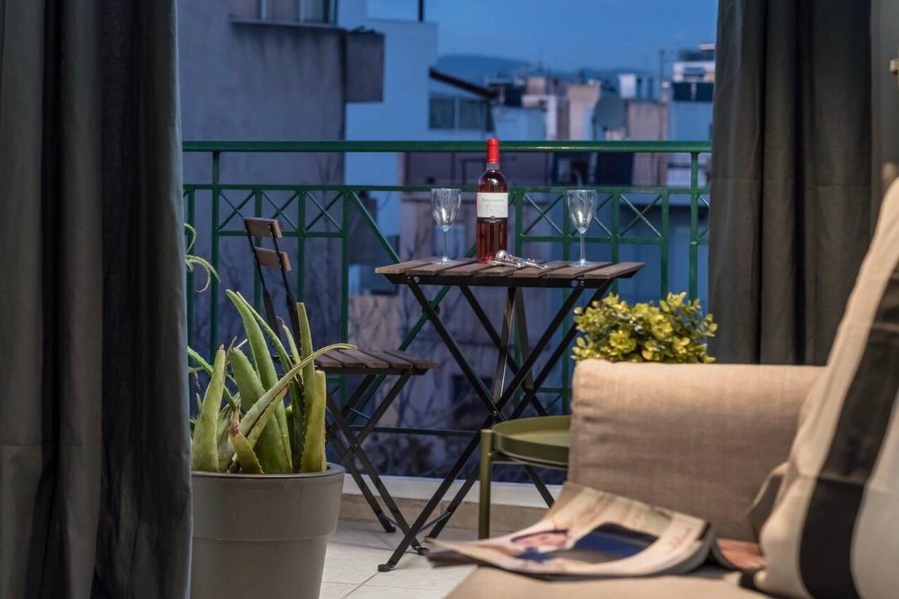 Ferienwohnung Penthouse With Acropolis View 8Ppl, 140Sqm Athen Exterior foto