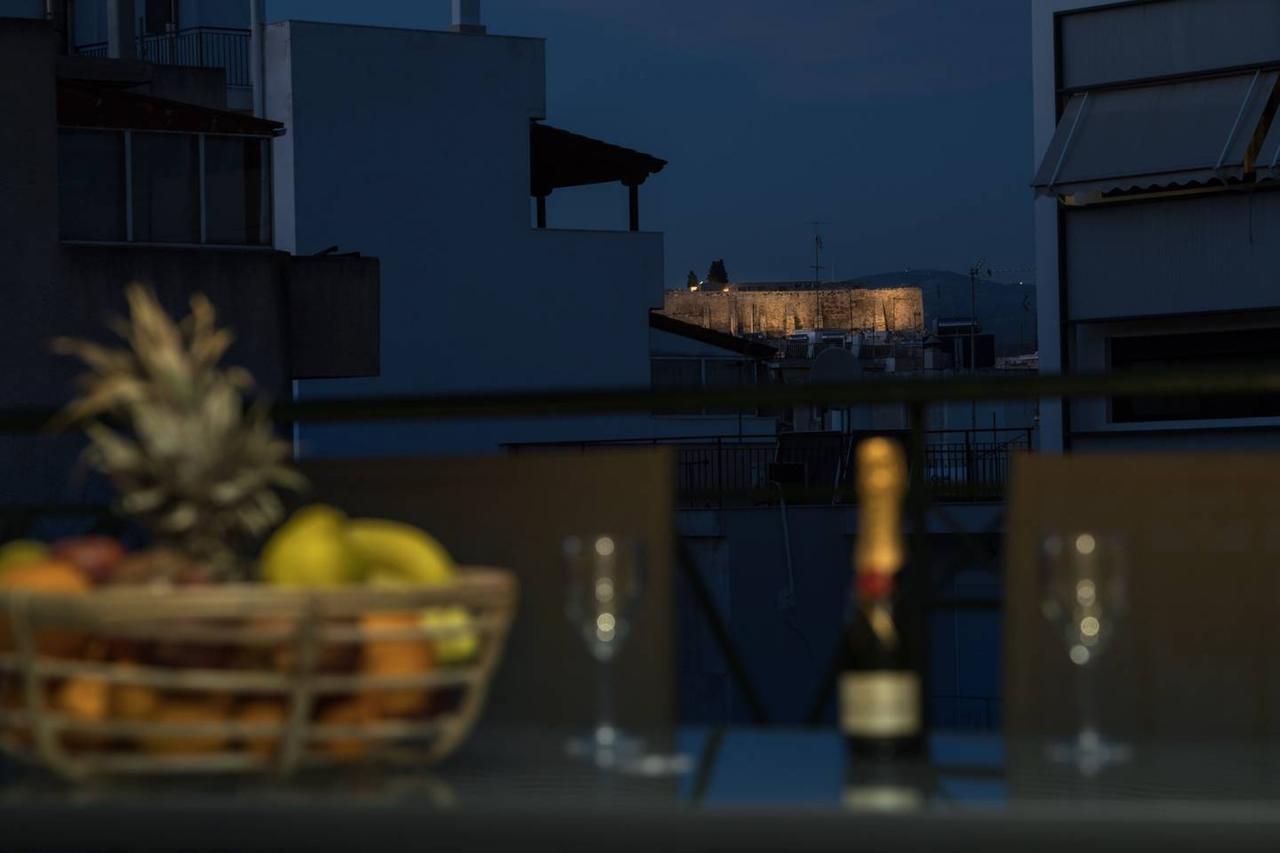 Ferienwohnung Penthouse With Acropolis View 8Ppl, 140Sqm Athen Exterior foto