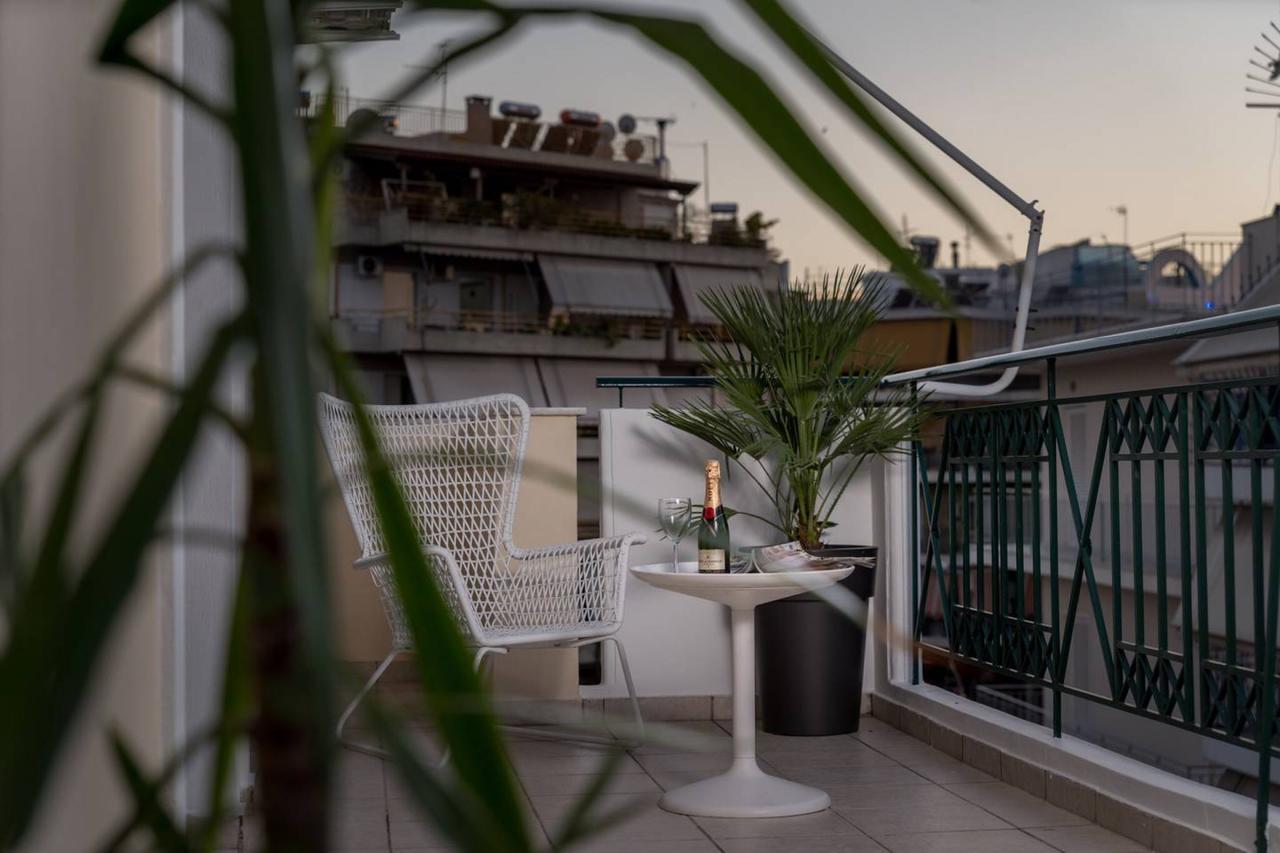Ferienwohnung Penthouse With Acropolis View 8Ppl, 140Sqm Athen Exterior foto